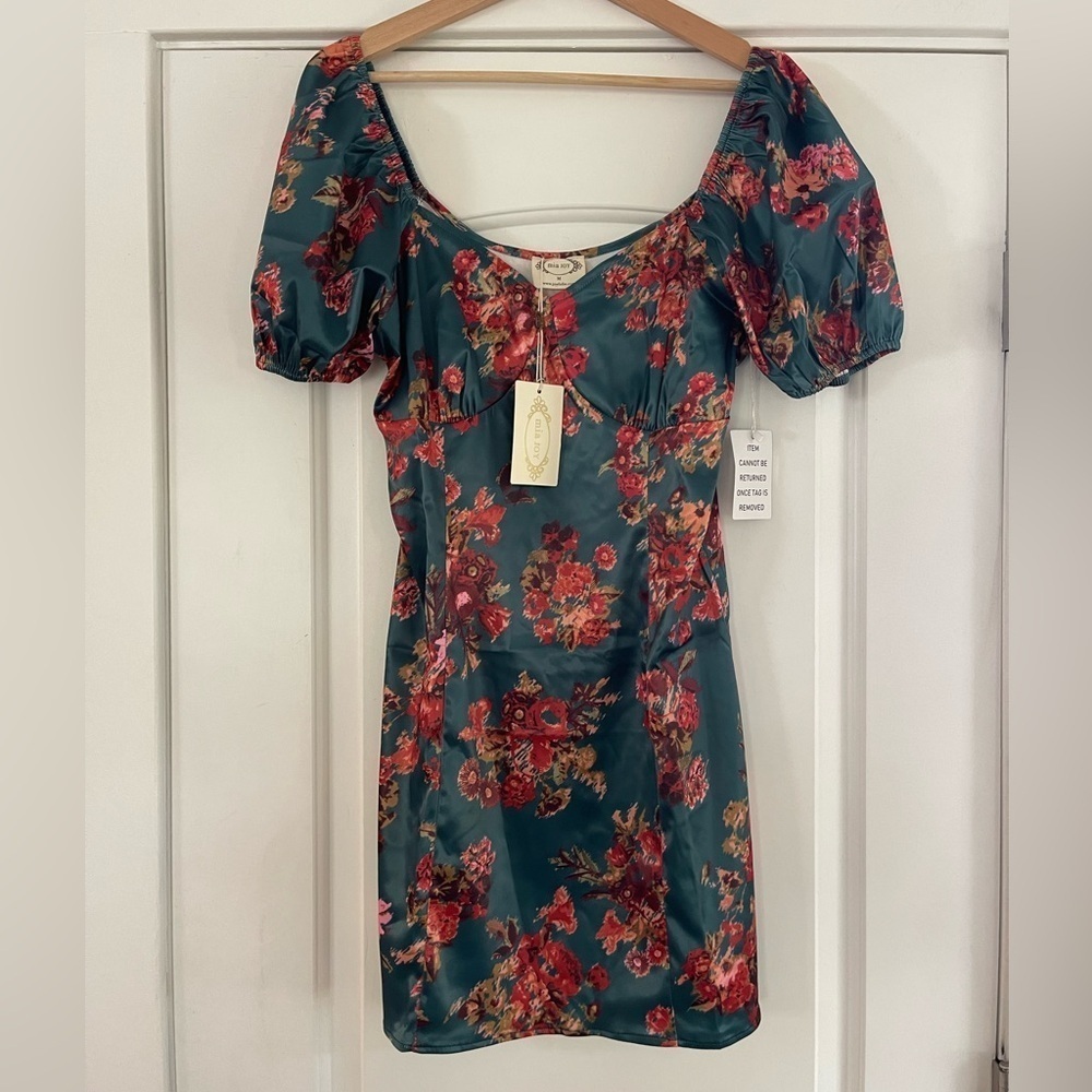 Mia Joy Joyfolie Kyrah Dress Aegean Ikat - M